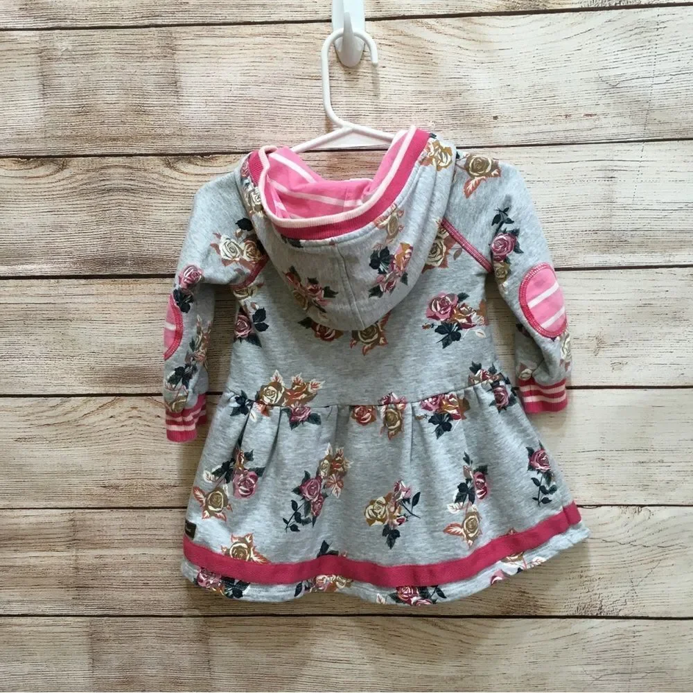 MATILDA JANE SO RELAXED FLORAL PRINT HOODED DRESS‎